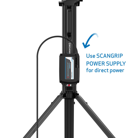 SCANGRIP TOWER 8 CONNECT proiettore LED 8000 lumen con treppiede e batterie 18V/20V