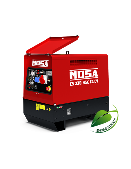 MOSA CS 230 YSX CC/CV Motosaldatrice Multiprocesso Motore Stage 5