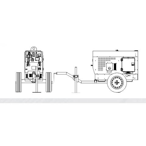 GENSET SLOW TROLLEY TWO WHEELS GRT2W
