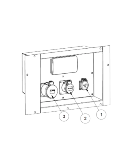 socket kit panel 32A