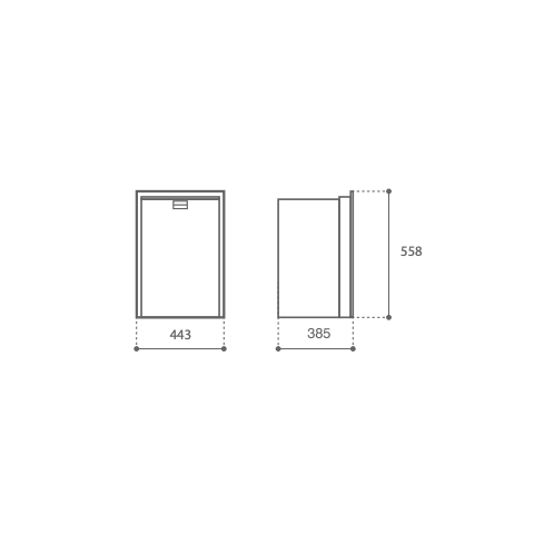 VITRIFRIGO DW42 OCX2 RFX DRAWER REFRIGERATOR-FREEZERS 42LT