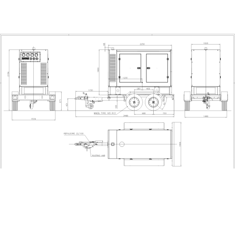 Generator Set Stage V 60KVA