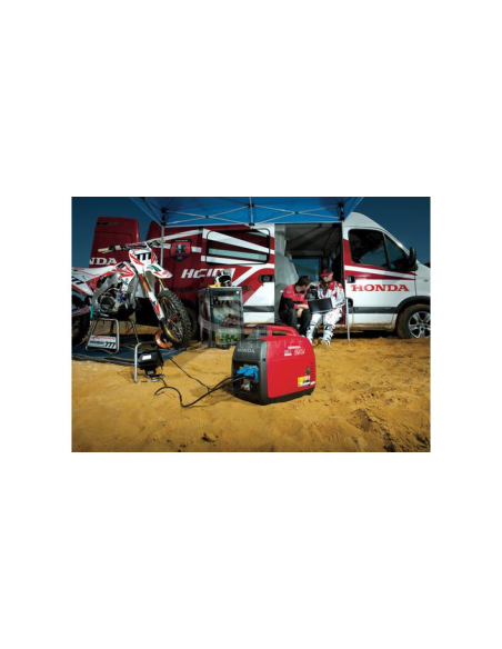 HONDA EU 20i Energia ai motociclisti professionisti
